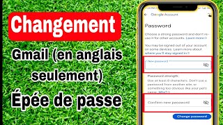 Comment changer le mot de passe Gmail | Modification du mot de passe Gmail | Email Changement