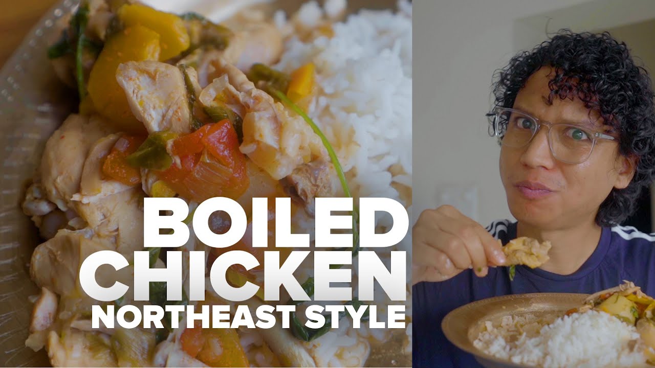 Cooking Super Easy Boiled Chicken Recipe  Northeast Style  Vishal Langthasa