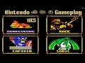 NES 4 in 1 Gameplay : The Best 4 Adventure Games