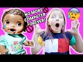 BABY ALIVE gets GROUNDED from the COMPUTER! The Lilly and Mommy Show! FUNNY KIDS SKIT!