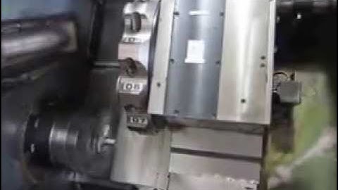 19075 CNC turning lathe with slant bed MONFORTS RNC 600 E