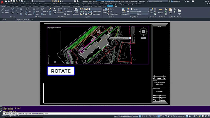 AlignSpace command in AutoCAD