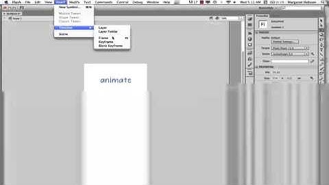 Animating Text in Flash CS6