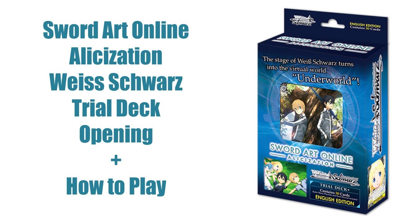 Sword Art Online Playing Cards 