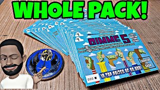 $1 x 100 PA LOTTERY GIMME 5 SCRATCH OFF TICKETS | THE ENTIRE PACK