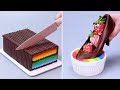 Beautiful Rainbow Chocolate Cake Decorating Ideas  Most Amazing Chocolate Cake Recipe