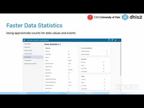 DHIS v2.37 Platform - Faster Data Statistics
