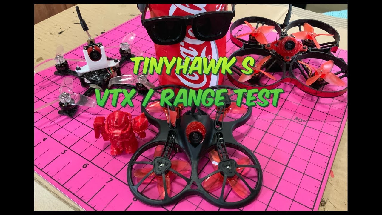 TINYHAWK S VTX/RSSI RANGE TEST (@142M/465FT)
