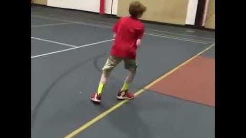 Dribble jump stop pivot pass!!!