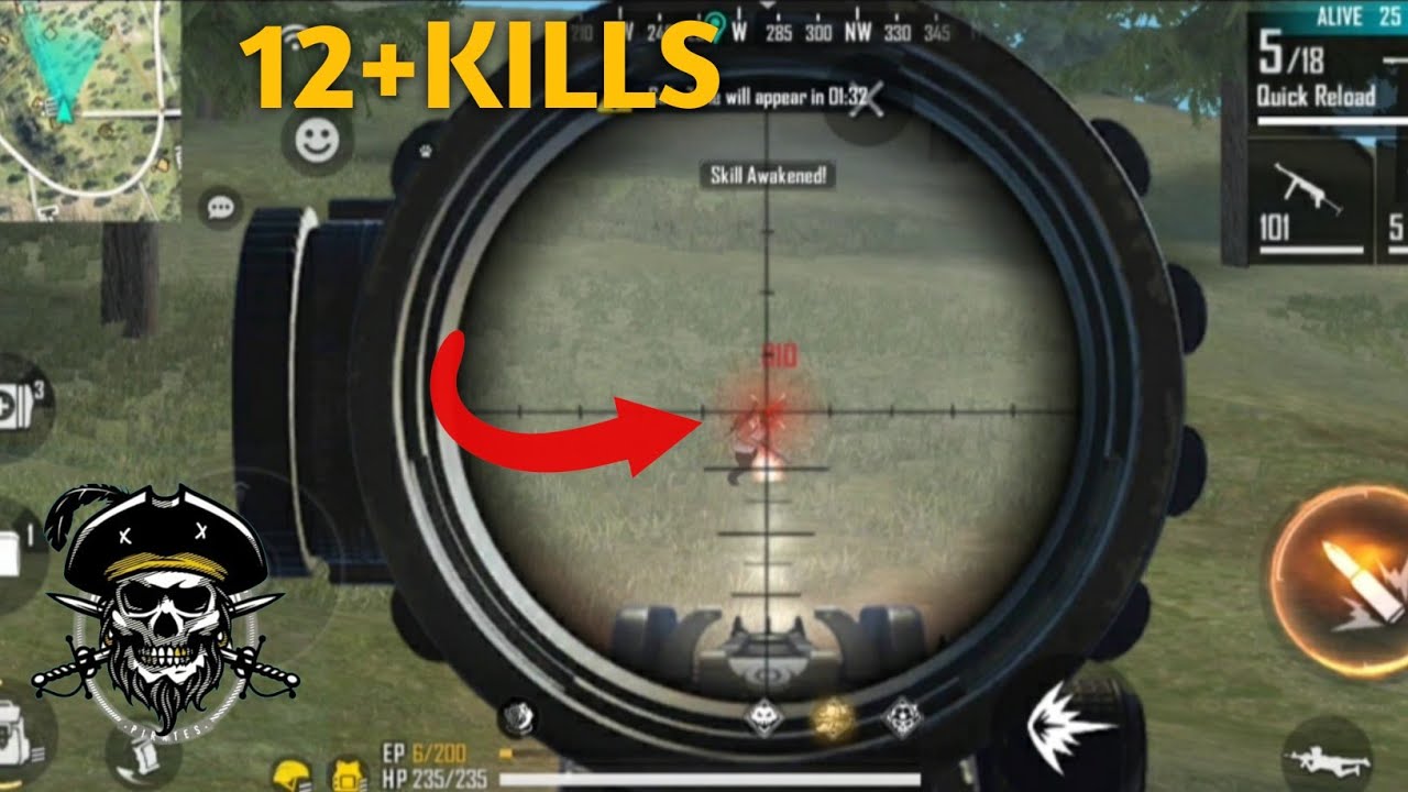 BEST SOLO VS SQUAD GAMEPLAY WITH 12+ KILLS [ GARENA FREE FIRE ] - YouTube