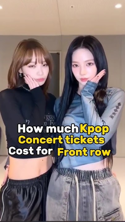 How much kpop concerts tickets cost for front row seat #shorts#kpop# - How Much Are Front Row Concert Tickets