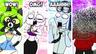 Rocky Rakoon's PIZZA TOWER SCREAMING / Funny Animation Meme Mega Mix Compilation
