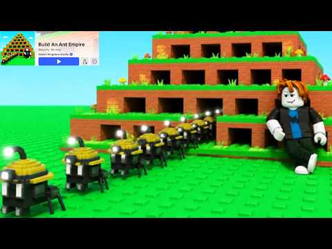 🐜 BUILD AN ANT EMPIRE ROBLOX PART 1! 🤯🔥 BUILD A HUGE ANT COLONY & GROW YOUR EMPIRE! 👑 | LIVE
