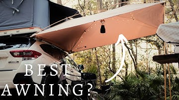 MoonShade Golden Hour Review and Setup |The Best Portable Awning|