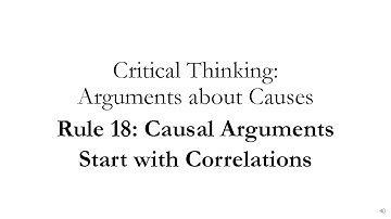 Arguments about Causes Rule 18