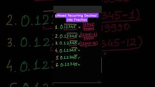 #mathtutor #mathstricks #mathtutorials #mathematics #mathhacks #decimaltofraction #decimal #fraction