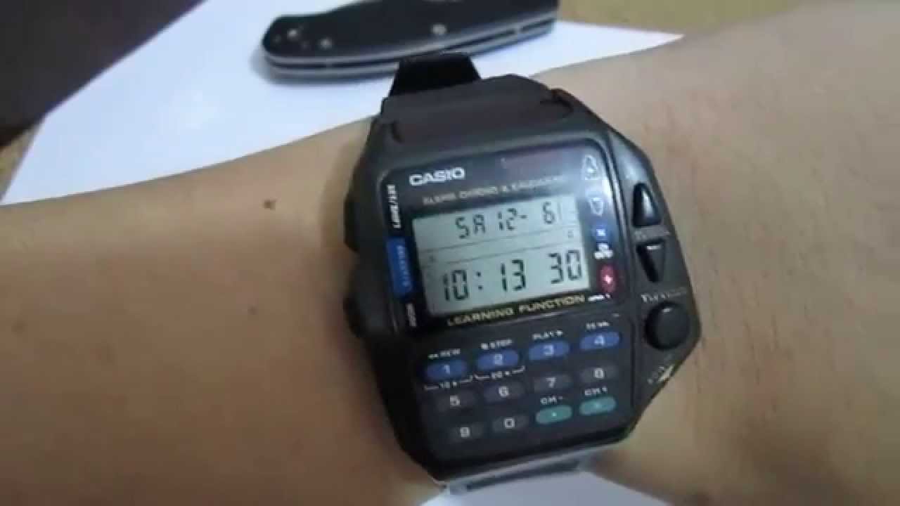 hardware merk op dauw Casio Remote Control Watch CMD40 - 1174 - YouTube