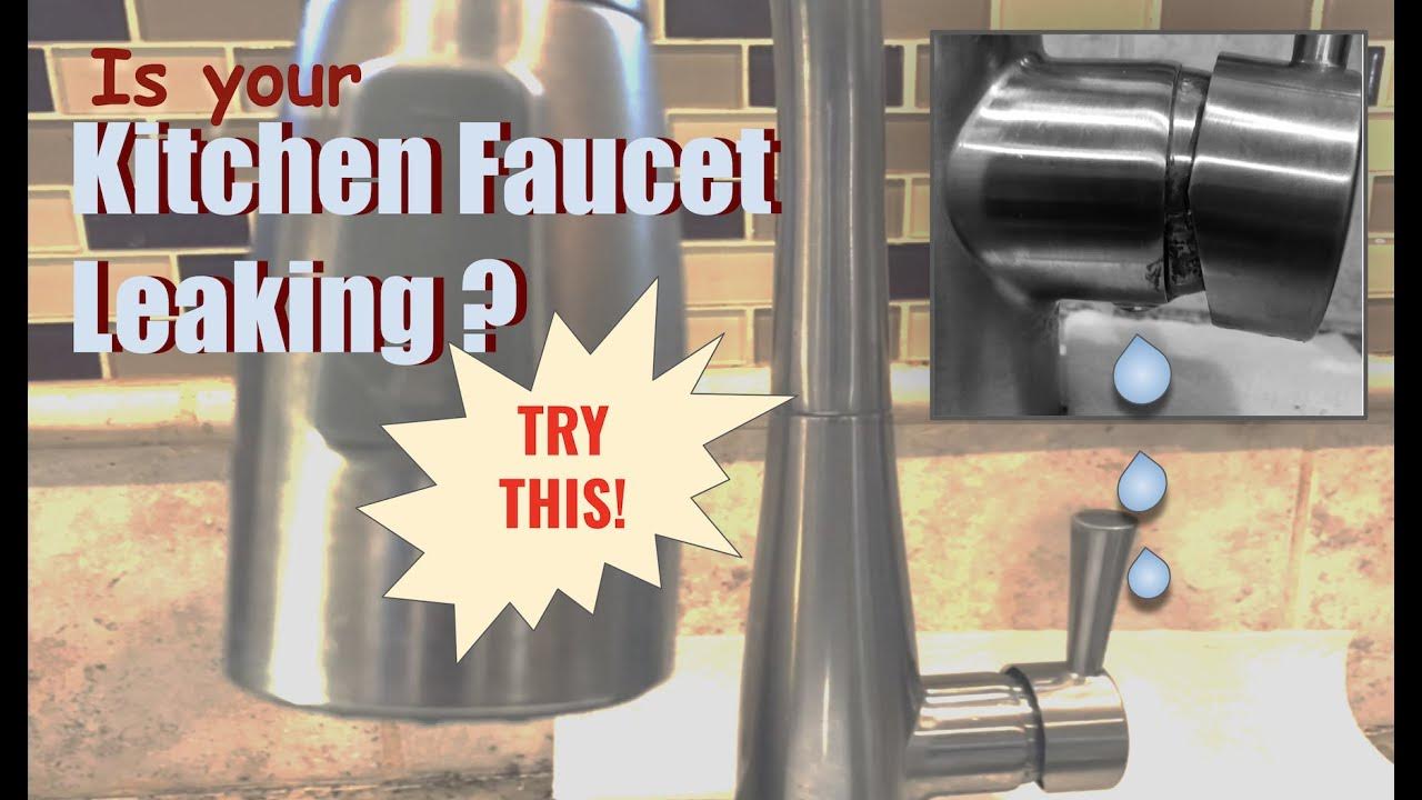 Kitchen Faucet Leak Repair YouTube