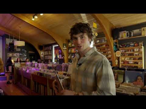 We took Vincent Mason vinyl shopping at Grimey's