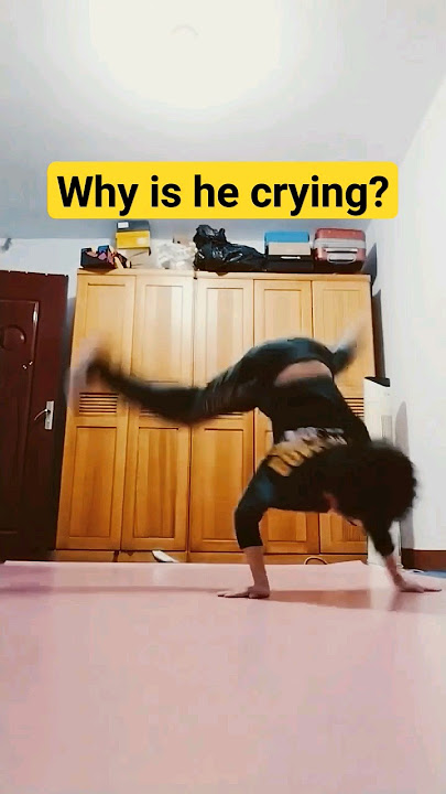 Chinese boy crying and forced to breakdance for views!