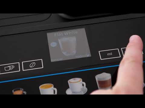 Siemens YouTube - über Bedienung integral Display – EQ.500 coffeeSelect Kaffeevollautomat