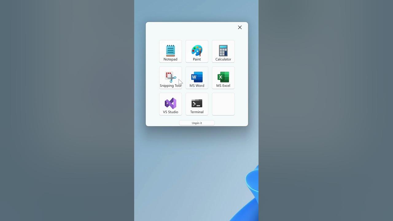 New my quick launch windows 11 widget youtube