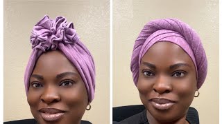 TWO QUICK HEAD WRAP FOR EVERYDAY #headwrap #turban #tutorial #trending #fashion #beautiful #scarf