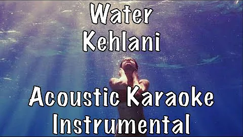 Kehlani - Water acoustic karaoke instrumental