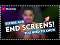 Create END SCREENS! Without any Software FREE | 📺🔥🔥
