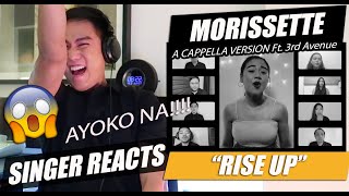 Morissette Amon - Rise Up (2020 a capella COVER ft. 3rd Avenue) | SINGER REACTION