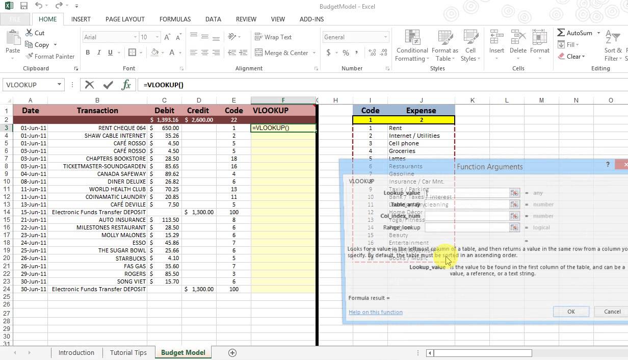 Jak se dělá Vlookup?