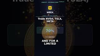 Weex: Trade US Stocks & Earn Up to $100 Futures Bonus — $50K Pool #Shorts