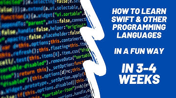 Learn To Code Swift & Other Programming Languages With Fun On MacOS & iPadOS | In 3-4 Weeks