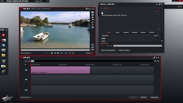 Lightworks Tutorial #15 | How to Rotate Text | Advanced Tutorial