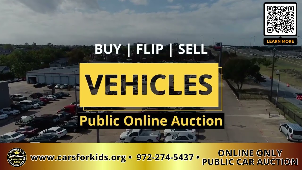 Public Car Auction - Cars for Kids - Dallas Texas