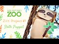Zoo It Yourself - Sloth Puppet