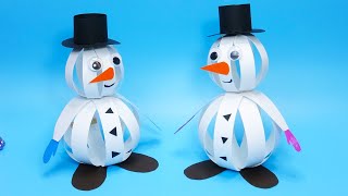 How to make a snowman out of paper #craft #crafting #howto #learntocra, mori craft