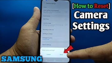 How to reset camera settings on Samsung Galaxy A02
