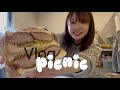 【Vlog】おうちピクニック🌿|手作りサンドイッチが美味しすぎた日🥪