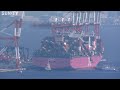 荒天で大量の積み荷を流出させたコンテナ船　ハワイ沖から神戸港に寄港