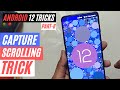 HOW TO TAKE LONG SCREENSHOT | Android 12 Tips & Tricks #shorts | TheTechStream