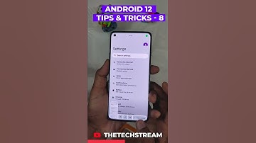 HOW TO TAKE LONG SCREENSHOT | Android 12 Tips & Tricks #shorts | TheTechStream