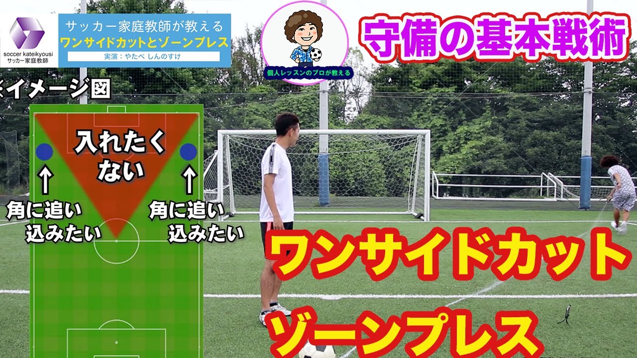 サッカーで必須のスキル ワンサイドカットのやり方 トレーニング方法について徹底解説 Sposhiru Com