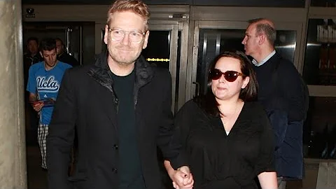 Kenneth Branagh And Wife Lindsay Brunnock Holding ...