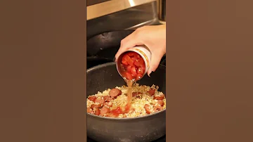 One Pan Cheesy Smoked Sausage And Rice Skillet 