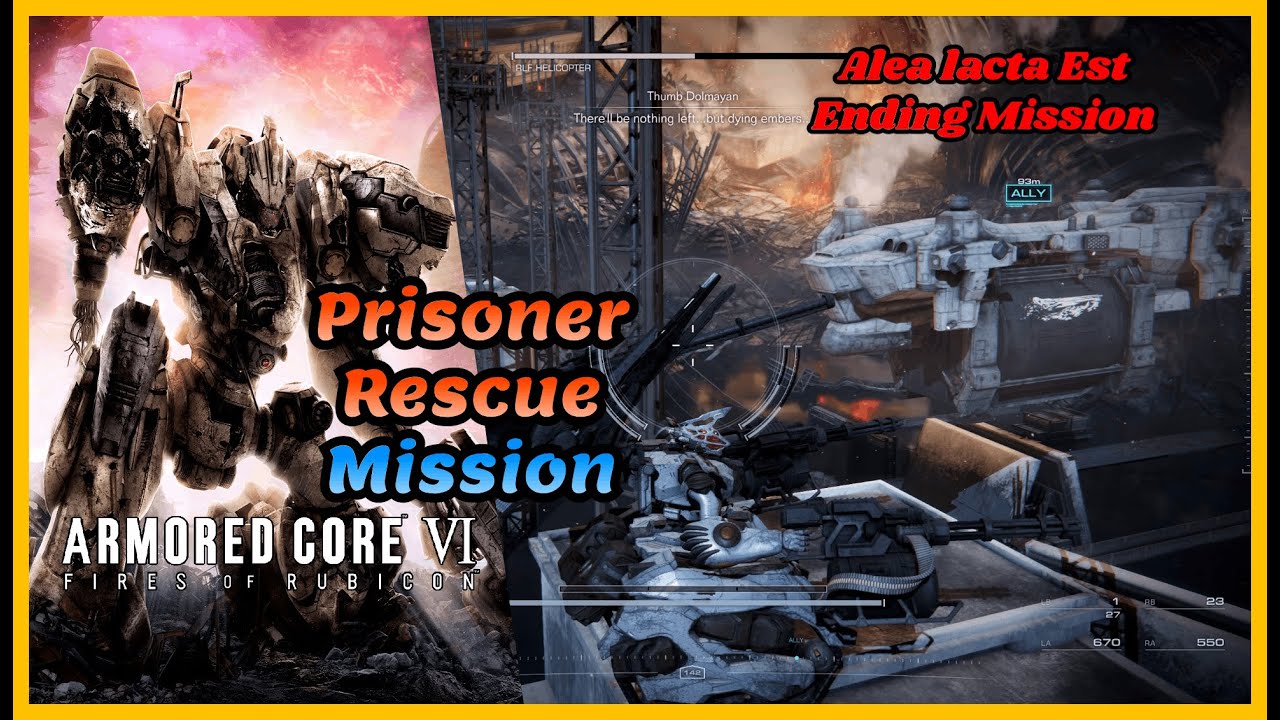 Armored Core 6: Prisoner Rescue (Alea lacta Est Ending Mission)