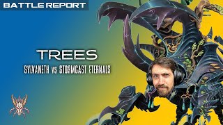 TREES Sylvaneth vs StormCast Eternals ; Age Of Sigmar ; Battle Report | Skaredcast