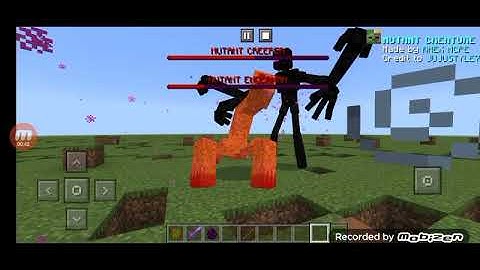 mutant creeper vs mutant enderman