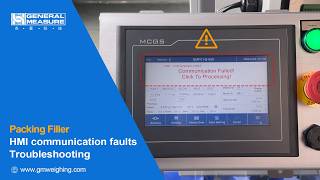 Packing Scale Touchscreen Communication Failure Troubleshooting
