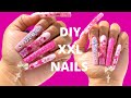 Watch me do my XXL nails at home
